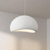 Modern Textured Dome Pendant Light Adjustable Height Image - 6