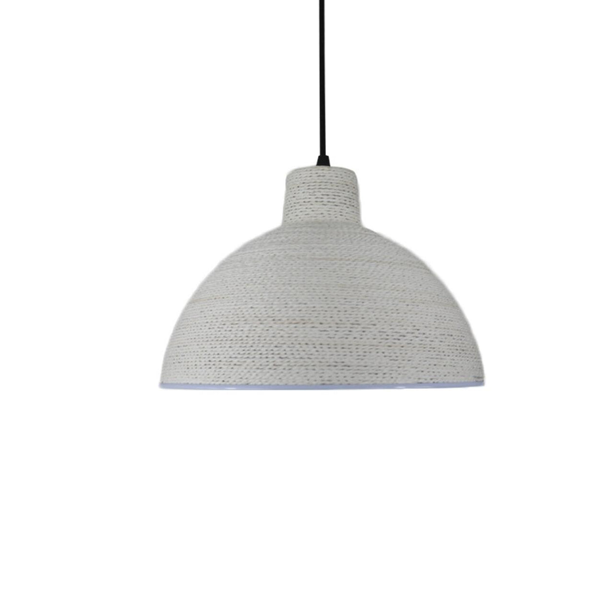 Modern Textured Metal Round Hanging Pendant Light  Image - 10