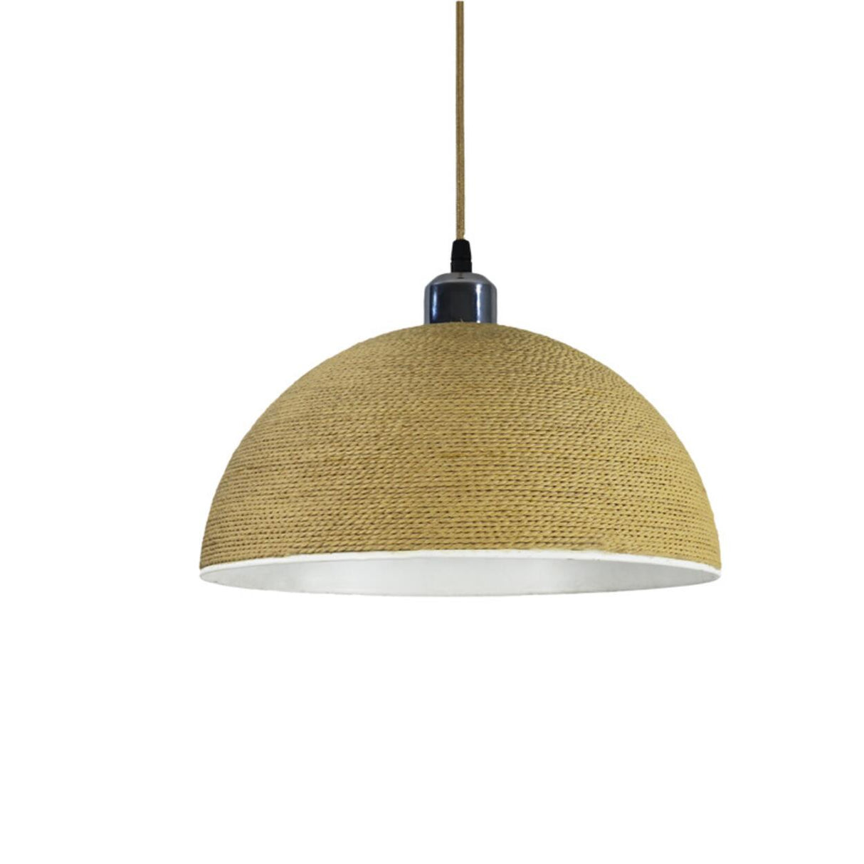 Modern Textured Metal Round Hanging Pendant Light  Image - 13