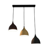 Modern Textured Metal Round Hanging Pendant Light  Image - 14