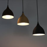 Modern Textured Metal Round Hanging Pendant Light  Image - 18