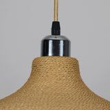 Modern Textured Metal Round Hanging Pendant Light  Image - 21