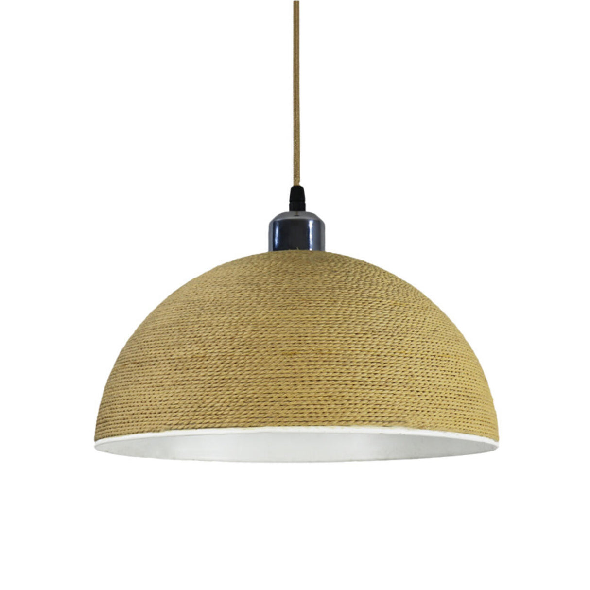 Modern Textured Metal Round Hanging Pendant Light  Image - 5