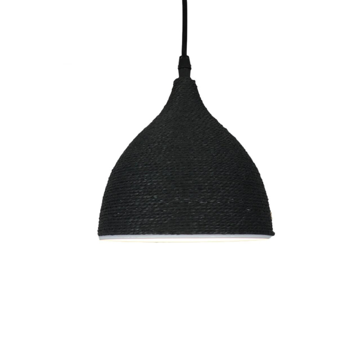 Modern Textured Metal Round Hanging Pendant Light  Image - 7