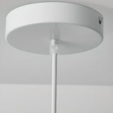 Modern Textured White Resin Dome Pendant Light Image - 14