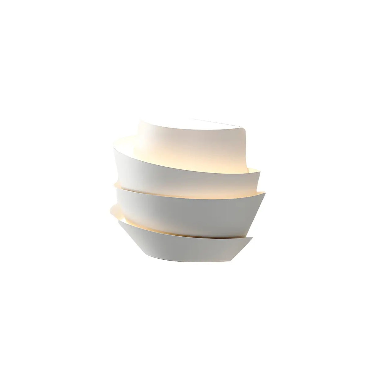 Modern Tiered Ceramic Wall Sconce for Bedroom Image - 13