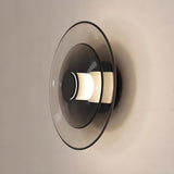 Modern Tiered Design Geometric Glass Wall Sconce Image - 11