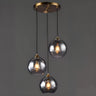 Modern Translucent Globe Glass Triple Pendant Light Image - 13