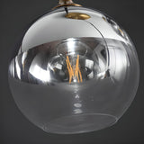 Modern Translucent Globe Glass Triple Pendant Light Image - 18