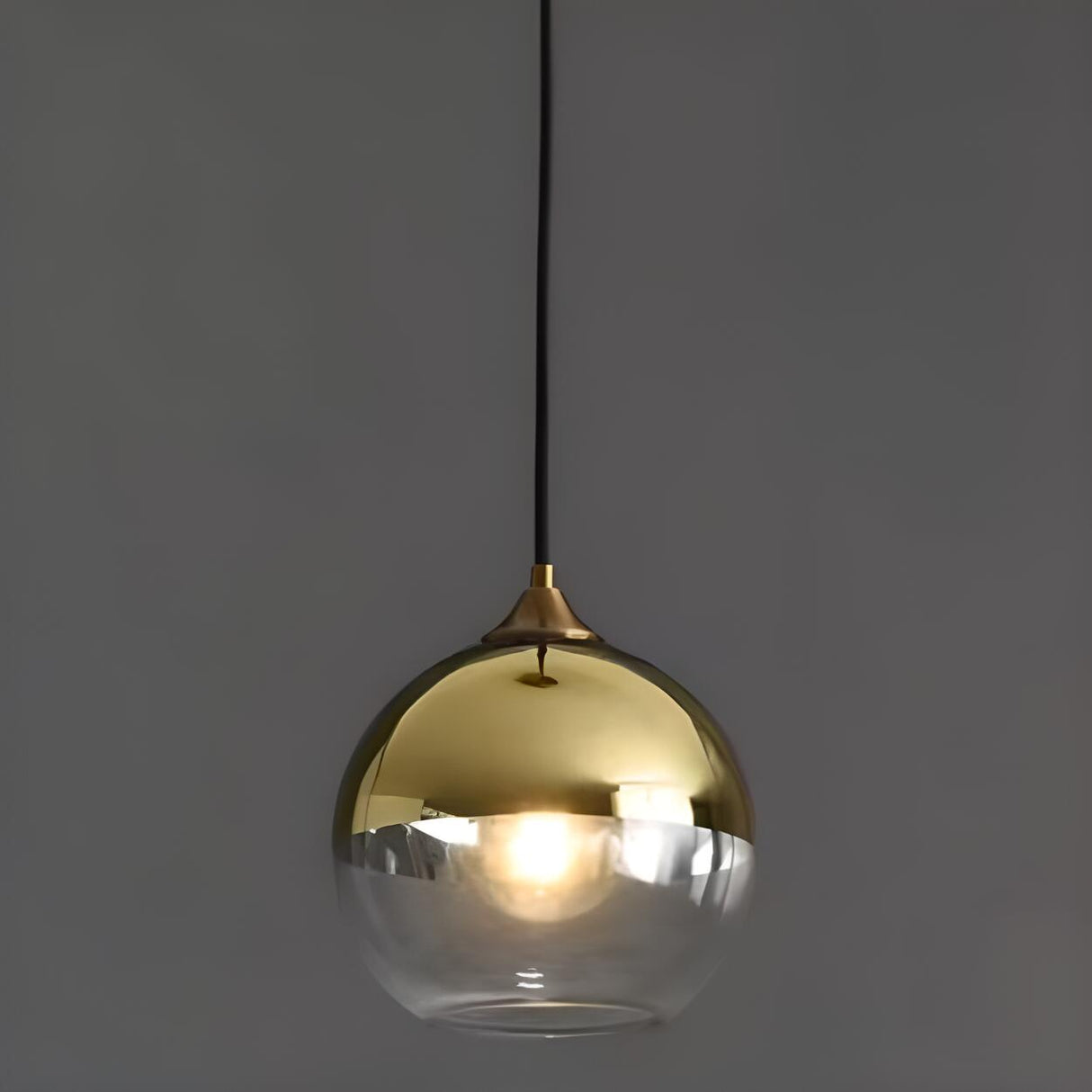 Modern Translucent Globe Glass Triple Pendant Light Image - 7