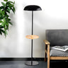 Modern Tray and Dome Shade Metal LED Floor Lamp Image - 2