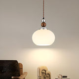 Modern Triple Frosted Glass Globe Pendant Light Image - 3