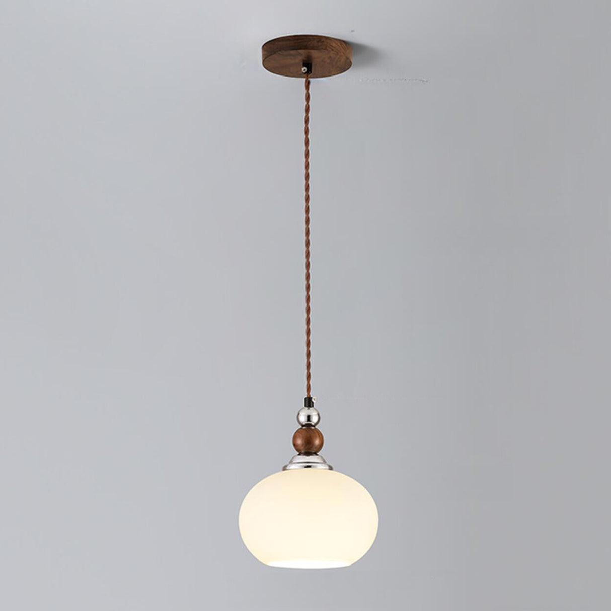 Modern Triple Frosted Glass Globe Pendant Light Image - 5