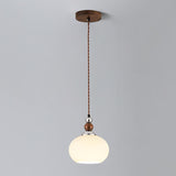 Modern Triple Frosted Glass Globe Pendant Light Image - 5