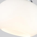 Modern Triple Frosted Glass Globe Pendant Light Image - 6