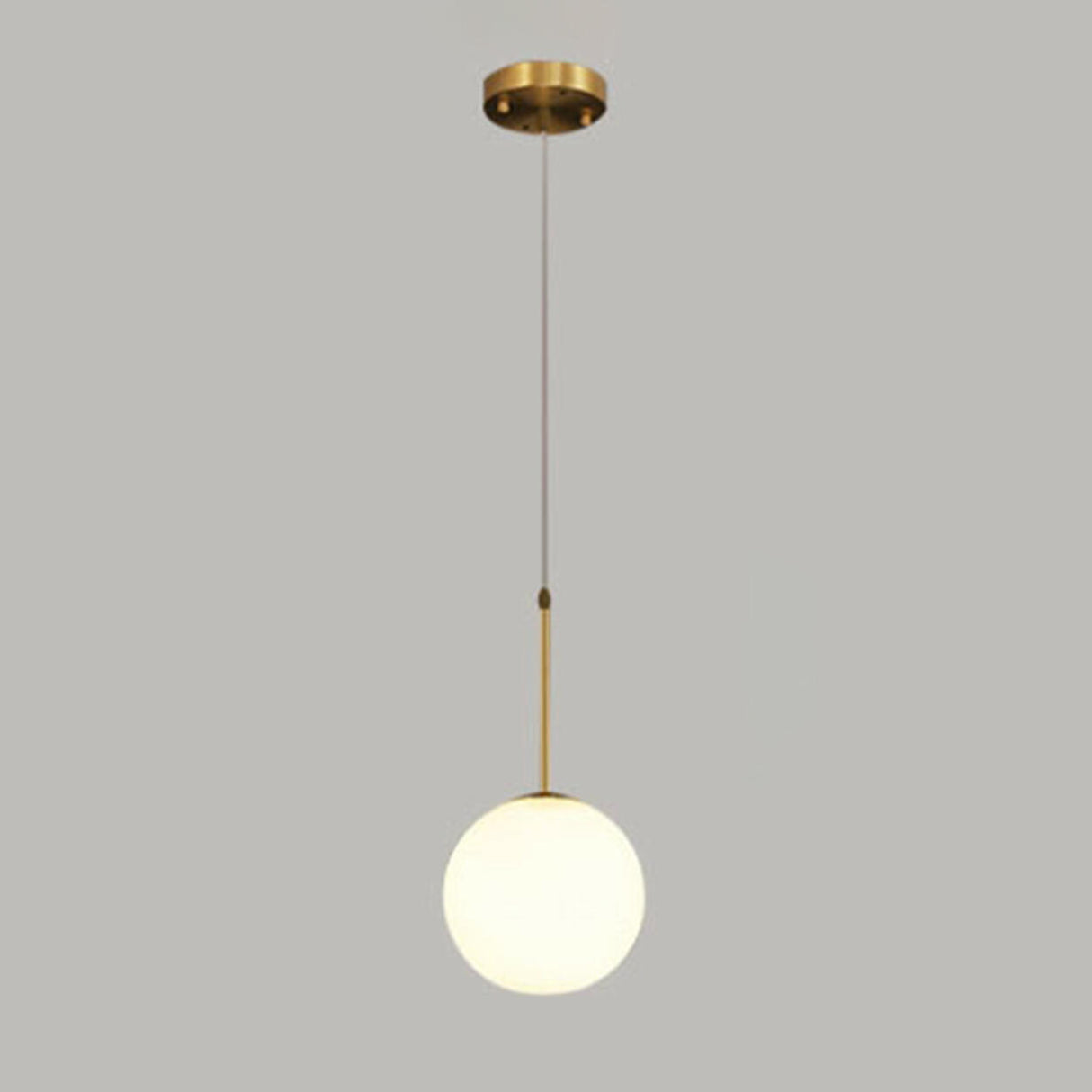 Modern Triple Globe Glass Pendant Light Adjustable Cord Image - 2