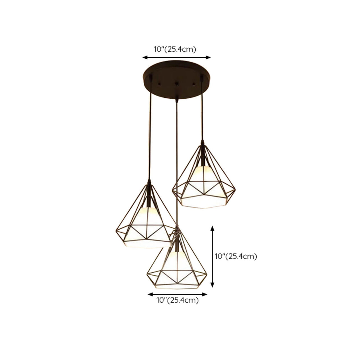 Modern Triple Soccer Ball Hanging Pendant Light Kids' Room 