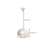 Modern Triple White Drum Lucite Acrylic Pendant Light Image - 17