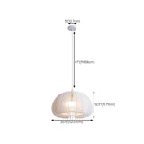 Modern Triple White Drum Lucite Acrylic Pendant Light Image - 18