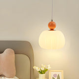 Modern Triple White Globe Linear Bedroom Pendant Light Set Image - 3