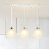 Modern Triple Woven Ball Dining Room Pendant Light Set Image - 8