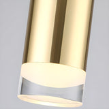 Modern Tube Acrylic Hardwired Bedroom Pendant Light Image - 12