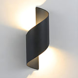 Modern Twisted LED Up Down Wall Sconce  Image - 14