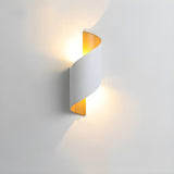 Modern Twisted LED Up Down Wall Sconce  Image - 5