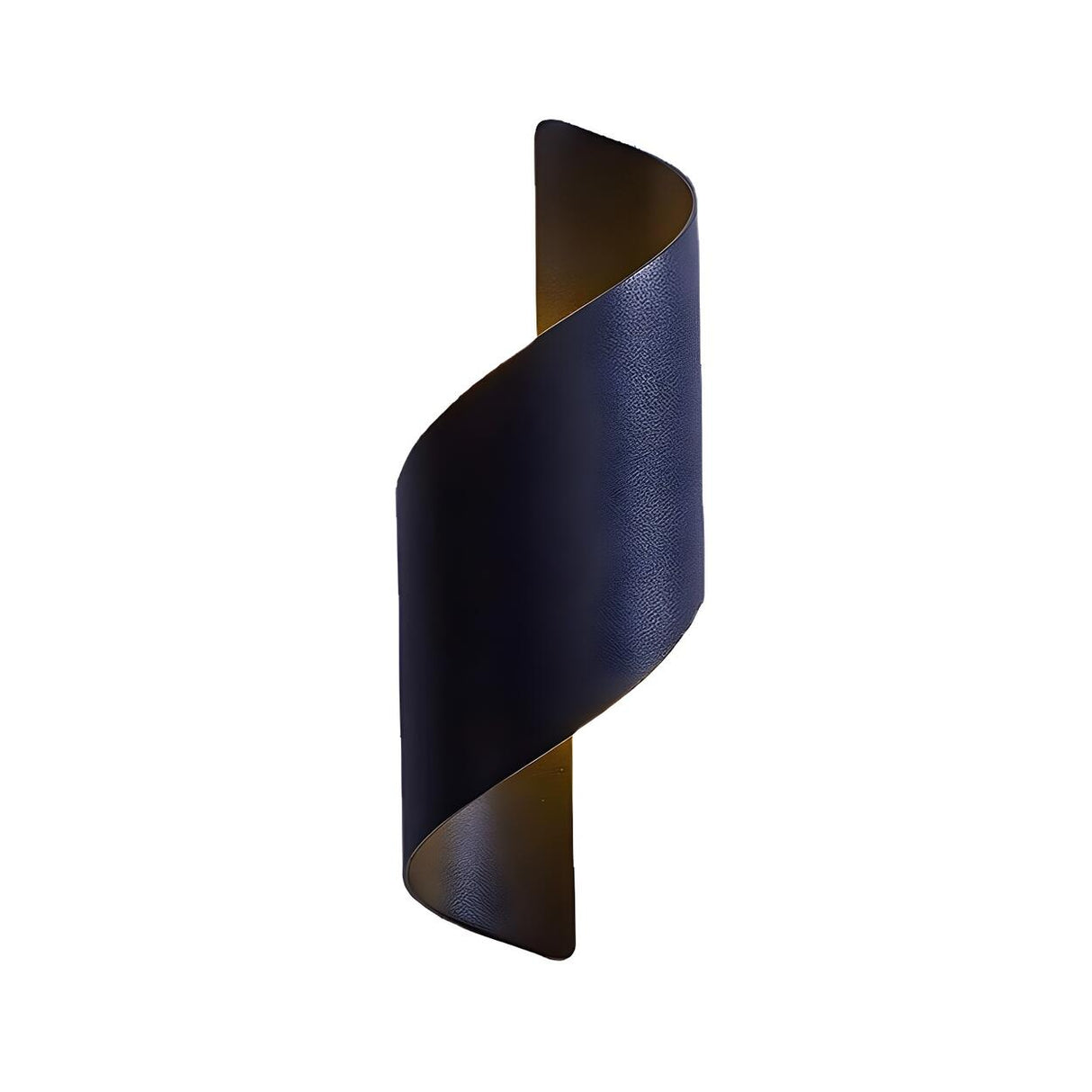 Modern Twisted LED Up Down Wall Sconce  Image - 7