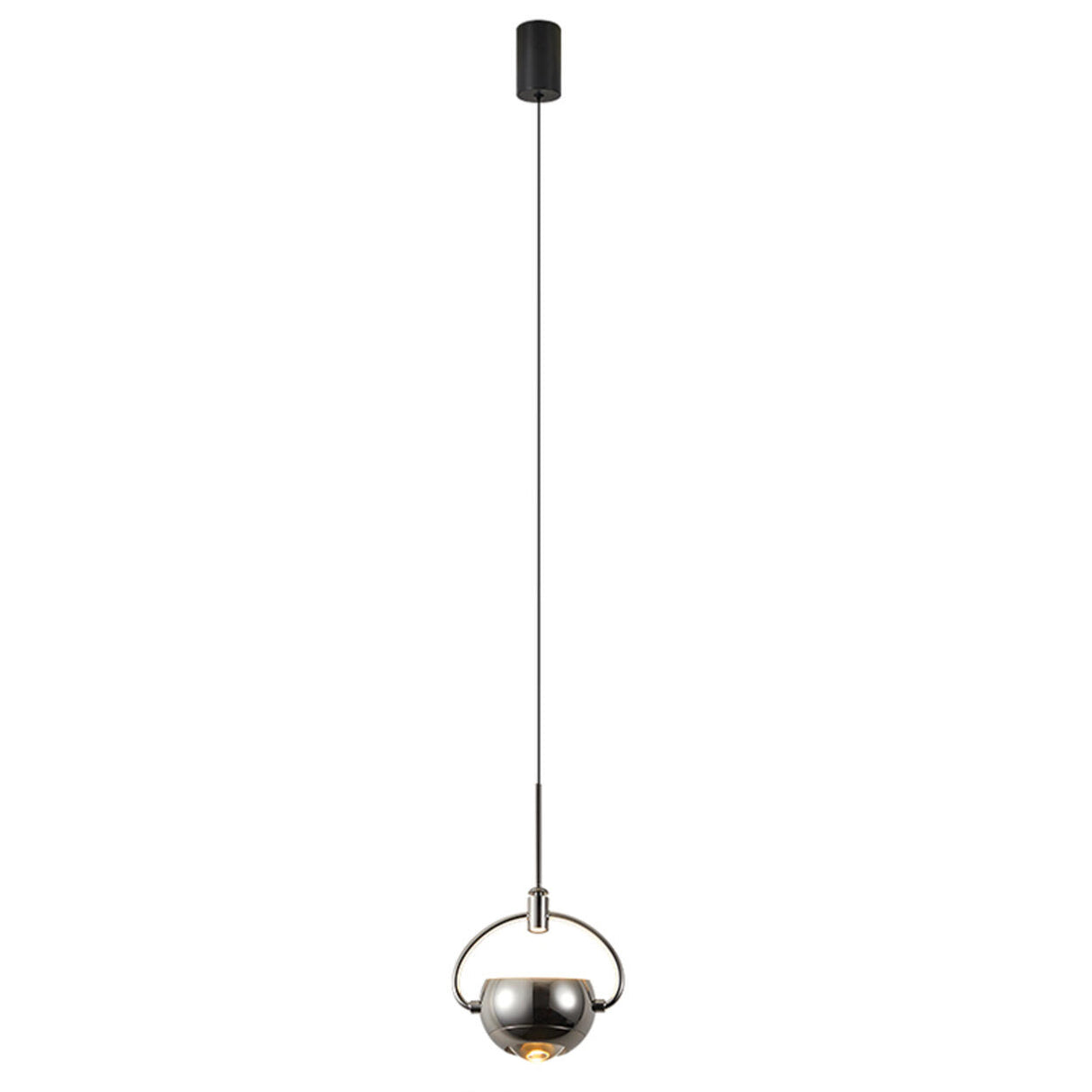 Modern Unique Bedroom Acrylic Spherical Pendant Light Image - 5