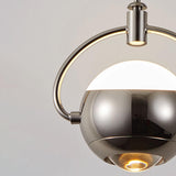 Modern Unique Bedroom Acrylic Spherical Pendant Light Image - 7