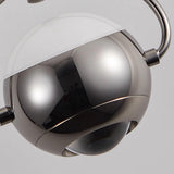 Modern Unique Bedroom Acrylic Spherical Pendant Light Image - 8