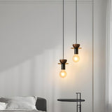 Modern Unique Bedroom Metal Geometric Pendant Light Image - 6