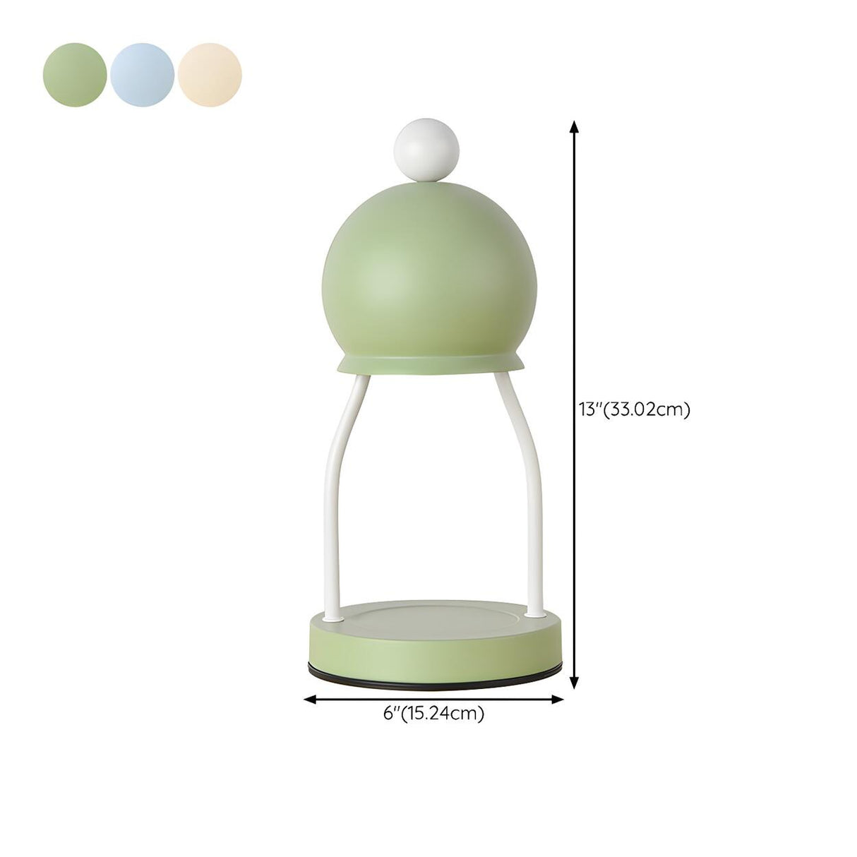 Modern Unique Dome Bottle Shape Bedroom Table Lamp 