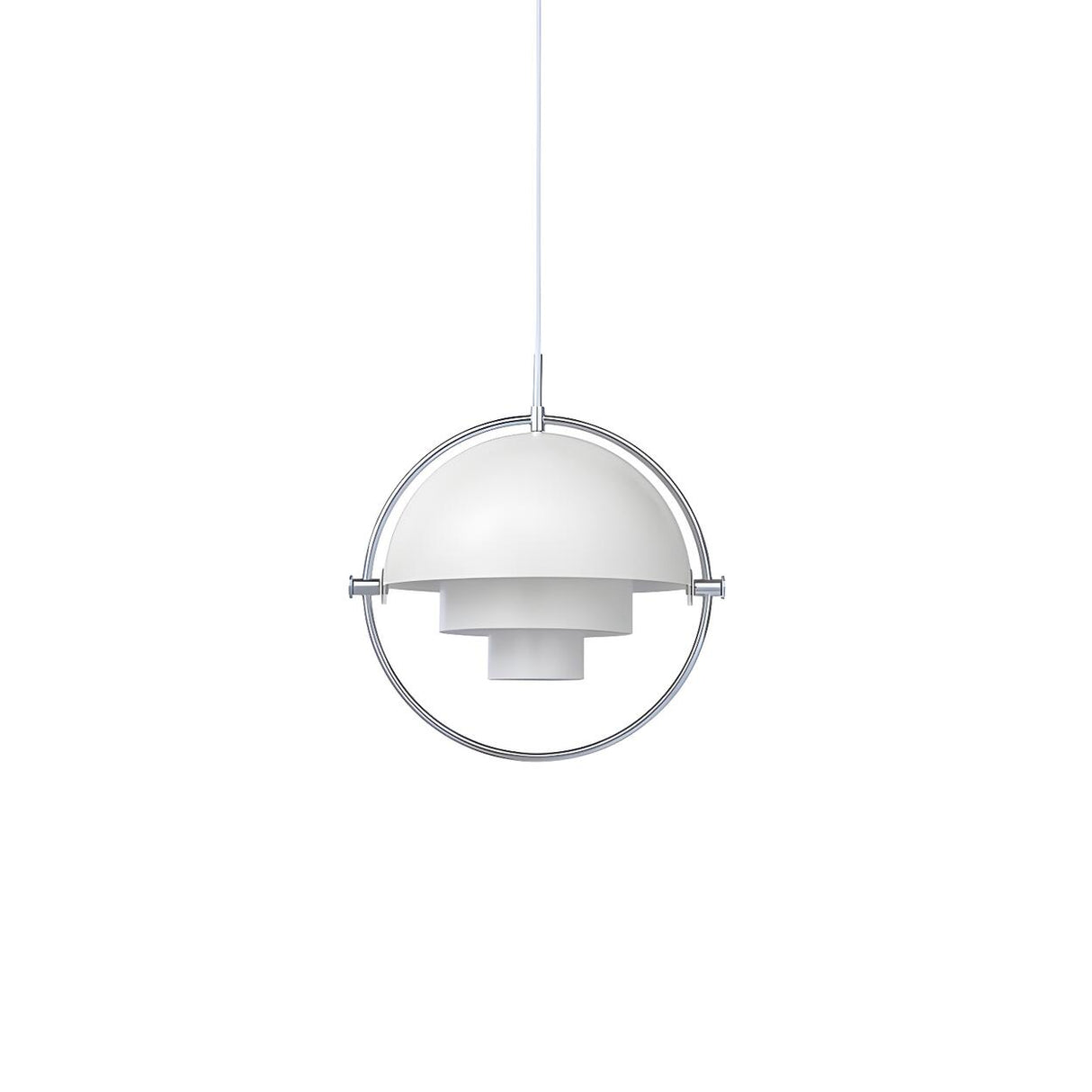 Modern Unique Green Metal Layered Globe Pendant Light Image - 10