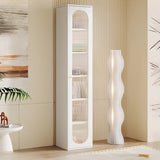 Modern Vertical Rectangular Steel Storage Bookcase Image - 9