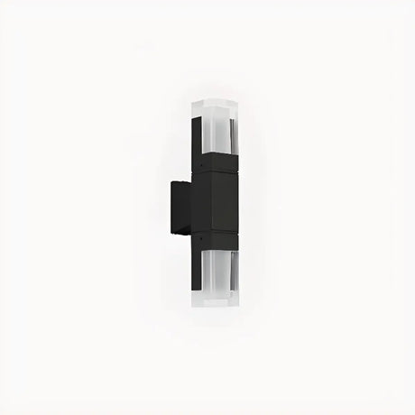 Modern Waterproof Rectangular Outdoor Wall Sconce Image - 3