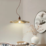 Modern Wave Concrete Grey Bedroom Pendant Lamp Light Image - 19