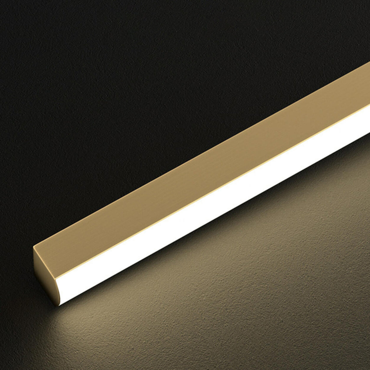 Modern Wave Design Gold LED Wall Sconce Light Image - 14