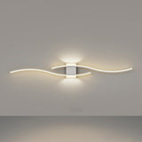 Modern Wave LED Up Down Wall Light Image - 11