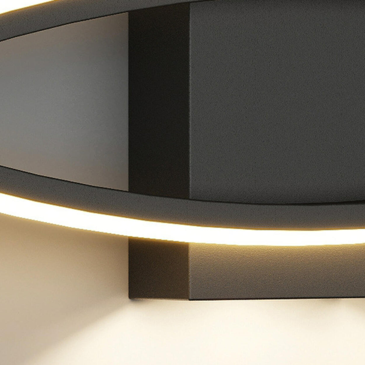 Modern Wave LED Up Down Wall Light Image - 9