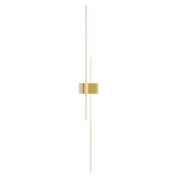 Modern White and Gold Vertical Design Wall Sconce Image - 5