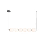 Modern White Candied Haws Horizontal Island Chandelier Image - 5