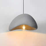 Modern White Ceramic Bowl Living Room Pendant Light Image - 7