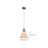 Modern White Ceramics Pendant Lamp Adjustable Height Image - 15