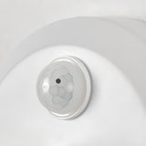 Modern White Cylinder LED Semi-Flush Mount Ceiling Lamp Image - 10