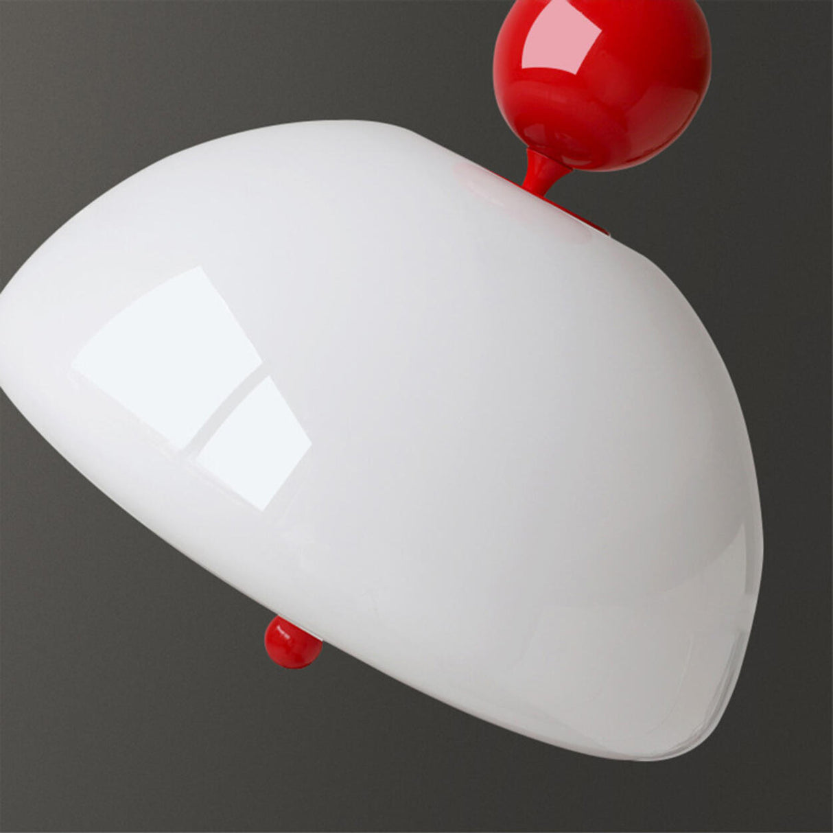 Modern White Dome Pendant Light Chandelier Image - 14