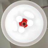 Modern White Dome Pendant Light Chandelier Image - 16