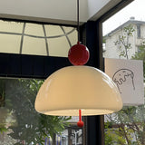 Modern White Dome Pendant Light Chandelier Image - 4