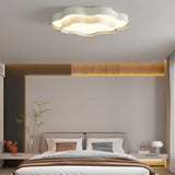 Modern White Double Layer Cloud LED Flush Mount Light Image - 3